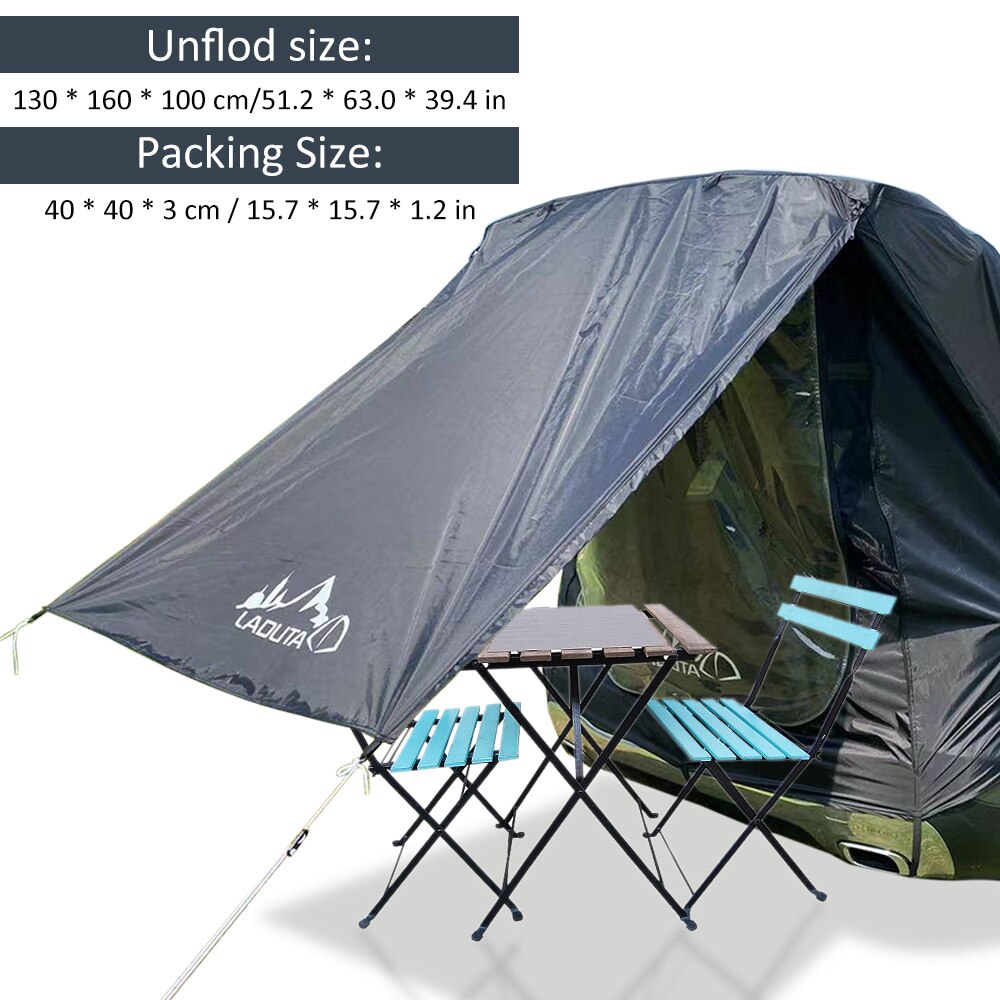 Cheap Goat Tents Toldo para coche al aire libre, refugio solar, toldo plegable para acampar, carpa ultraligera para coche, acampar, viajar, actividades familiares al aire libre Tents 
